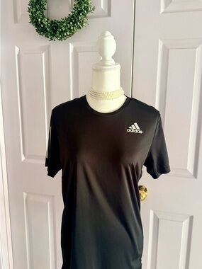 Adidas Own The Run Black Performance Tee